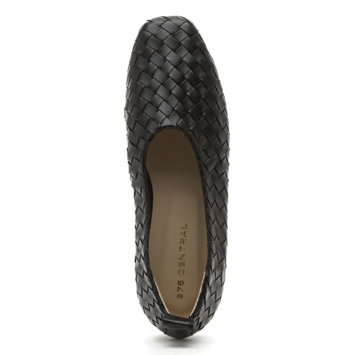 275 Central Women's Lizzie Black Woven Leather - 11043879 - Tip Top Shoes of New York