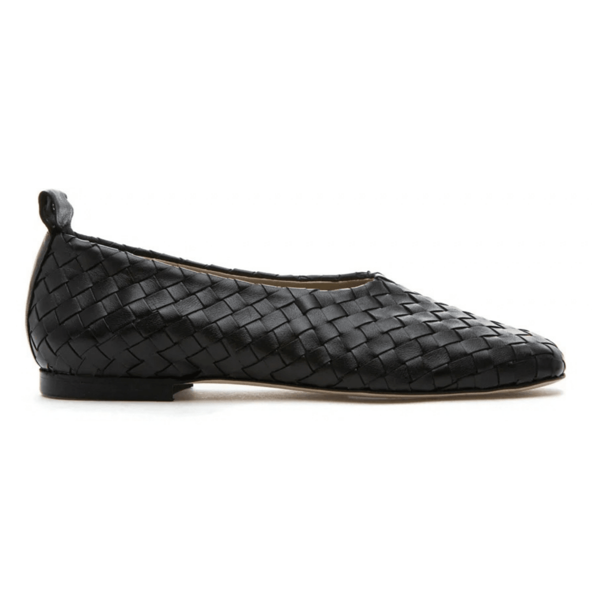 275 Central Women's Lizzie Black Woven Leather - 11043879 - Tip Top Shoes of New York