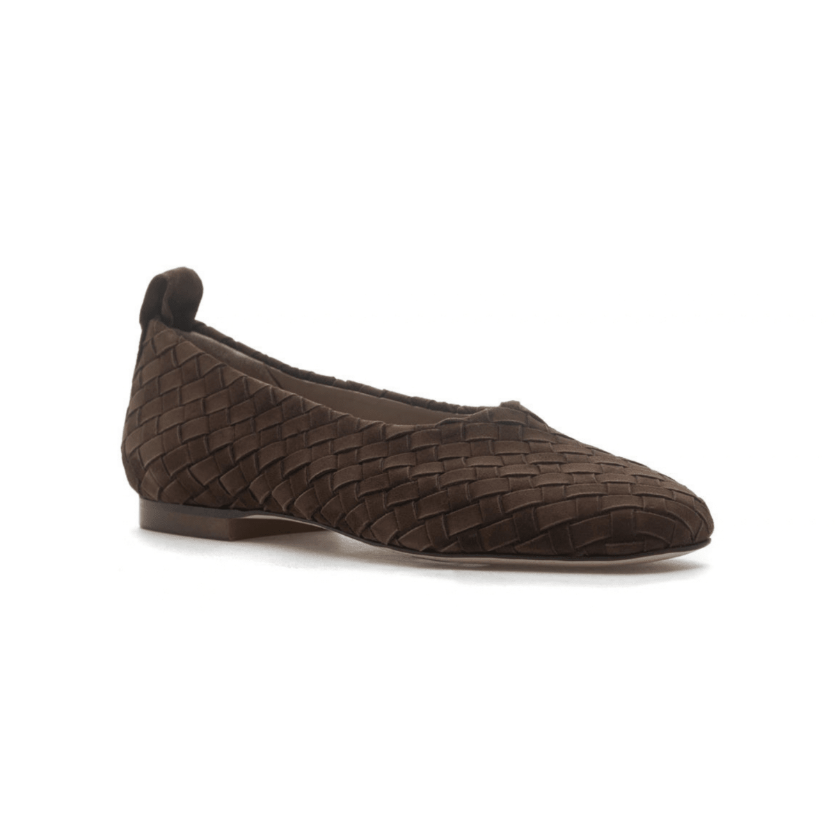 275 Central Women's Lizzie Brown Woven Suede - 11043898 - Tip Top Shoes of New York