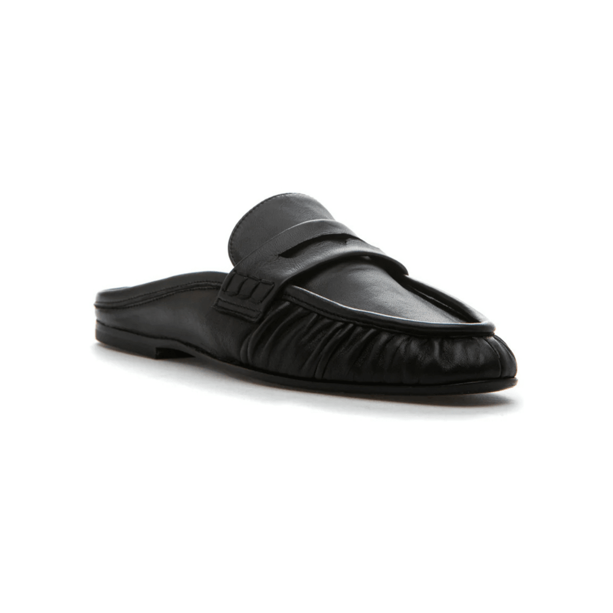 275 Central Women's Vivien Mule Black Leather - 11030099 - Tip Top Shoes of New York