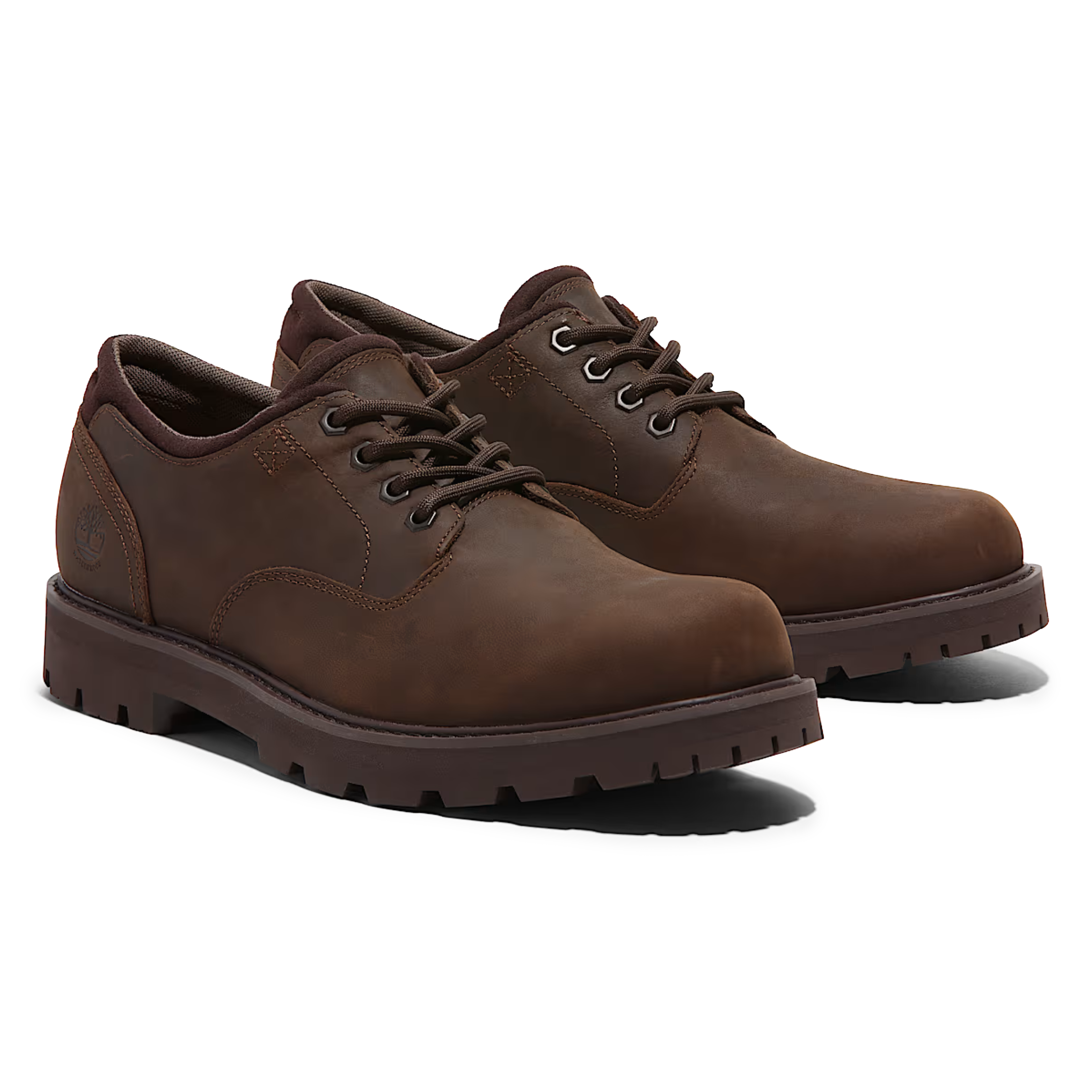 Timberland Men's Britton Road Dark Brown Full-Grain Leather Waterproof
