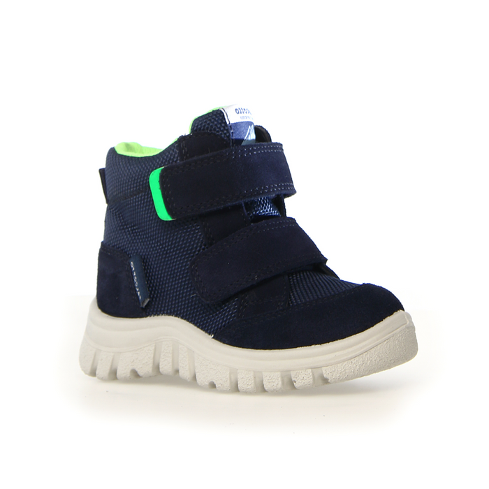 Naturino Toddler's (Sizes 23-27) Falcotto Amalki VL Waterproof Navy/Lime