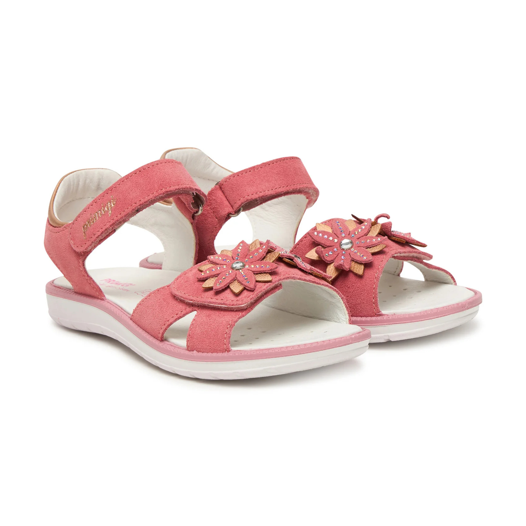 Primigi Girls (Sizes 26-30) Coral/Hot Pink Flower
