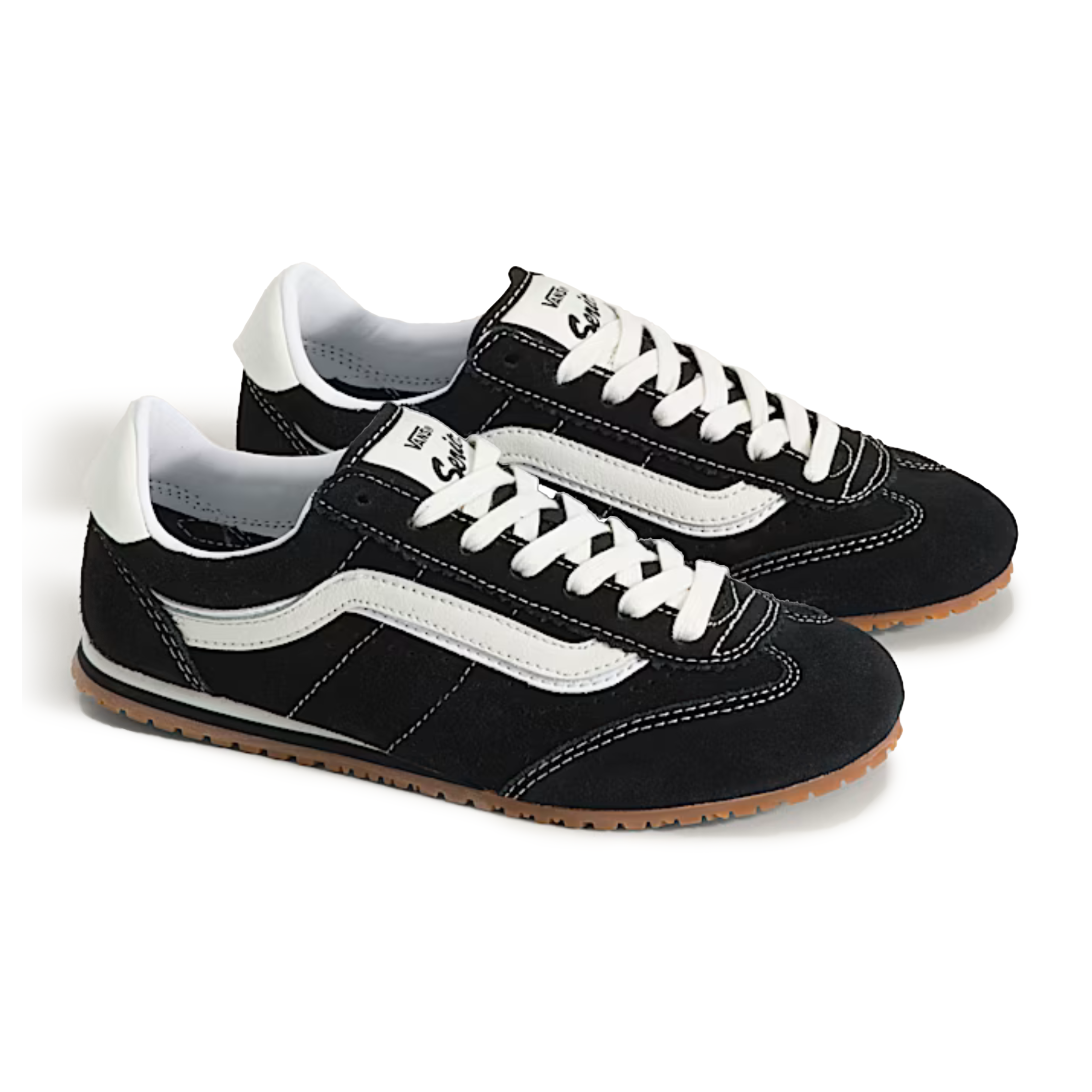 Vans Kids (Grade School) Super Lowpro Black/White/Gum