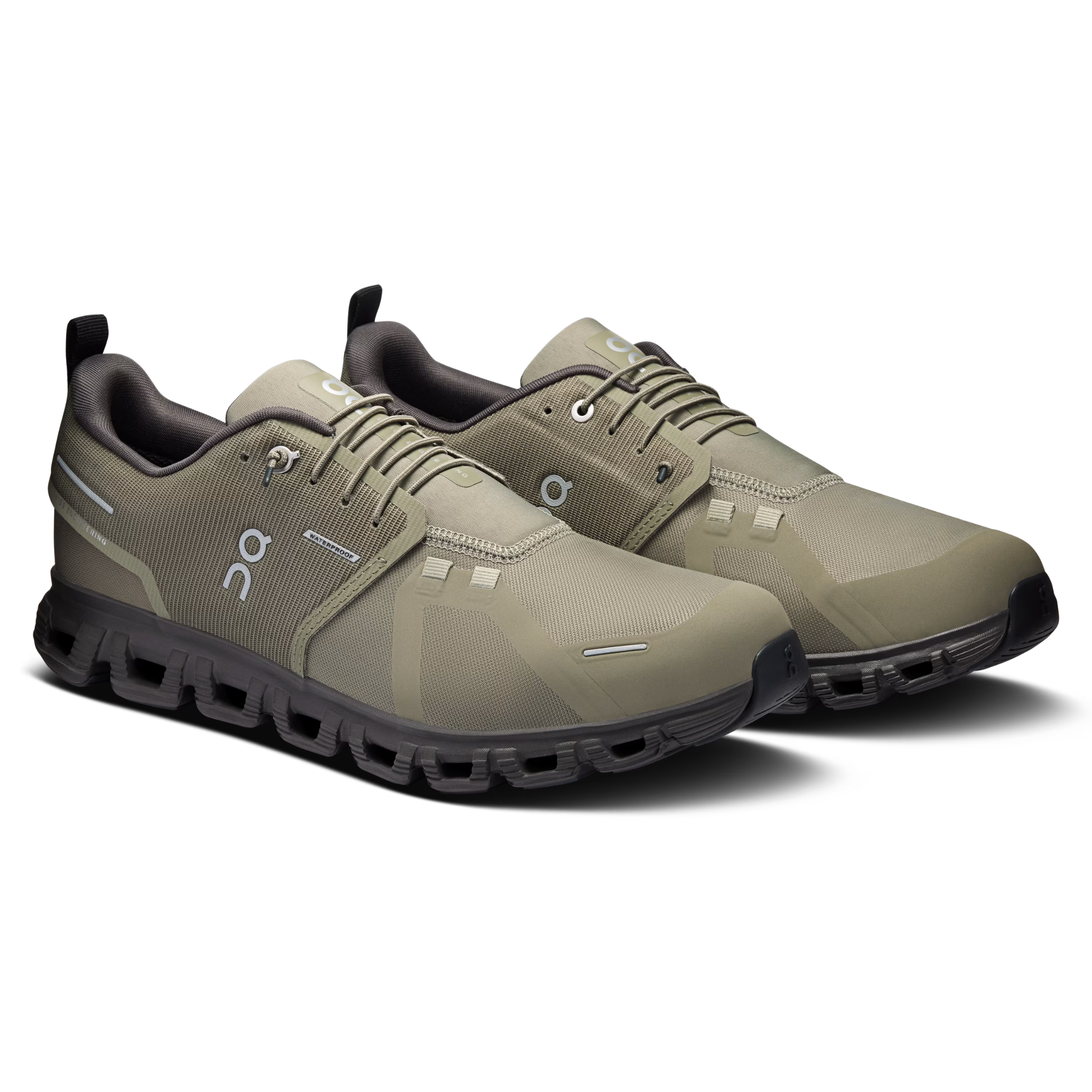 On Running Men's Cloud 6 Waterproof Olive/Espresso