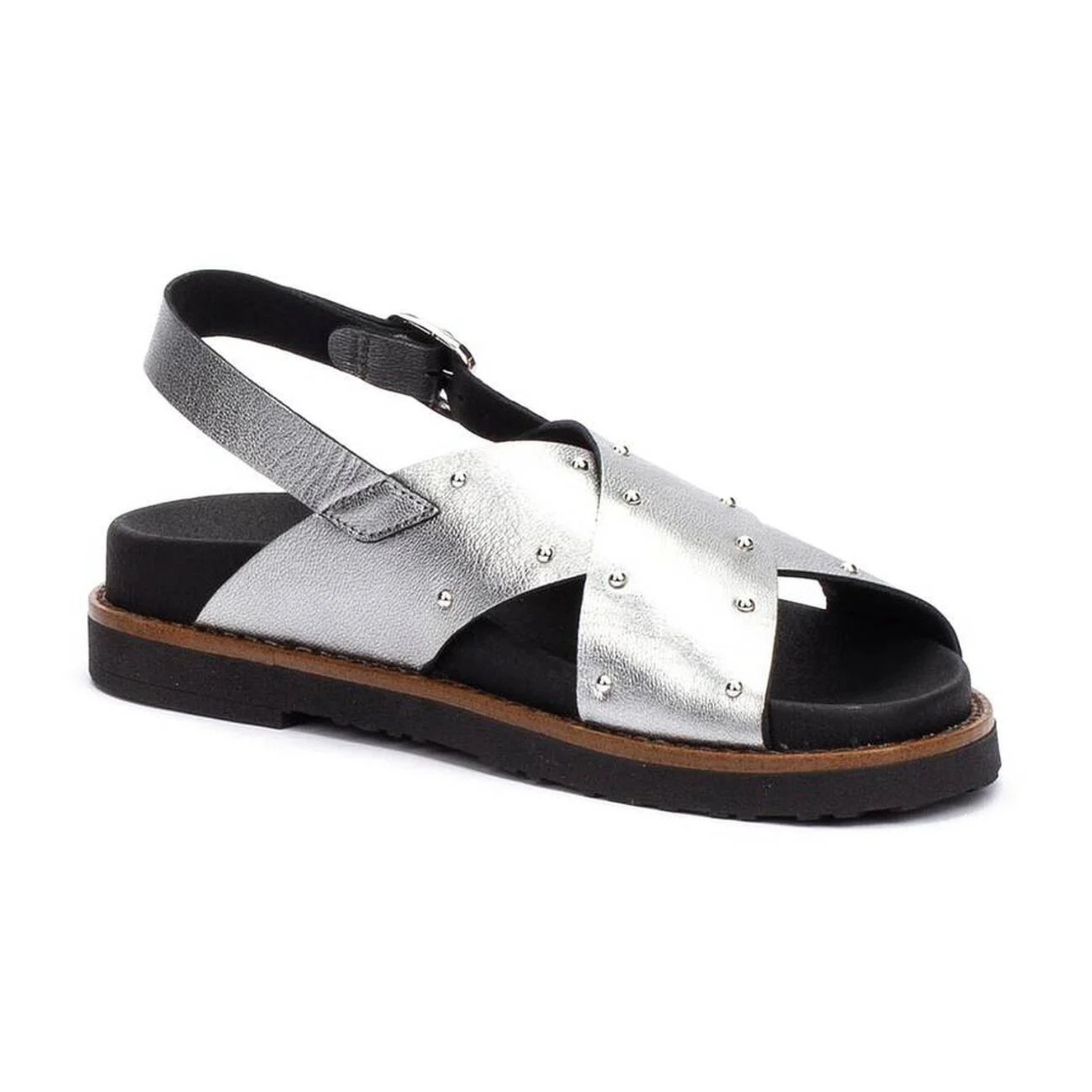 Pikolinos Women's Aitana Silver Lead Leather