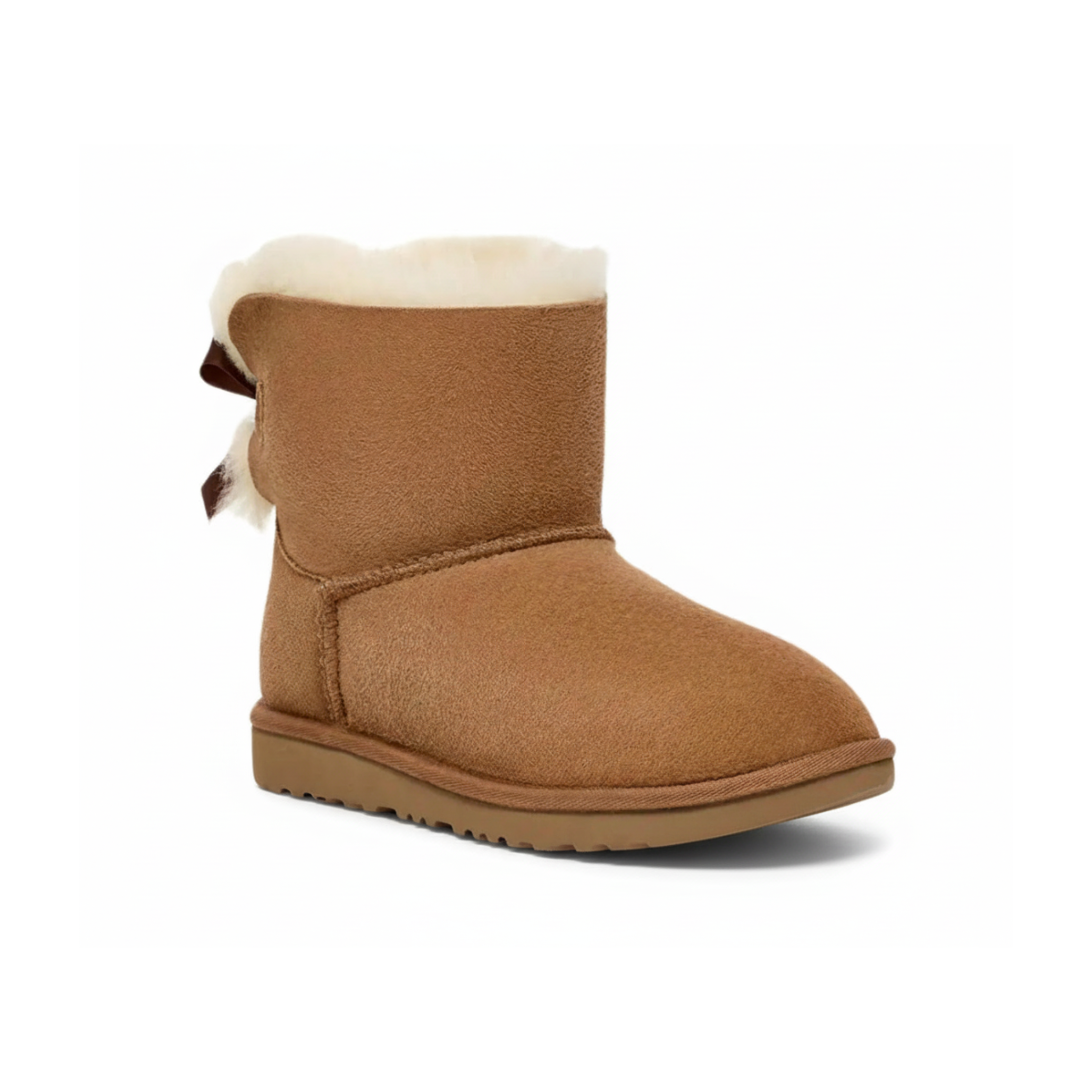 UGG Girls Mini Bailey Bow II Chestnut