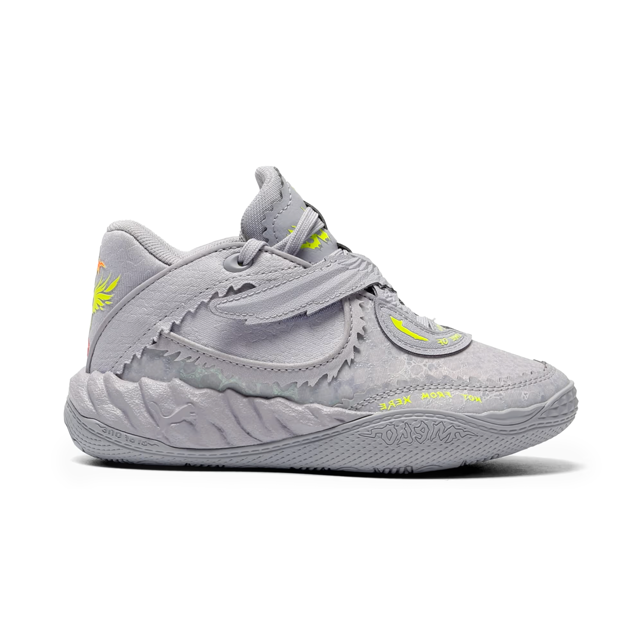 Puma x LaMelo Ball Boys (Preschool) MB.05 Metallic Shine Vibrant Silver/Yellow Alert/Glowing Red