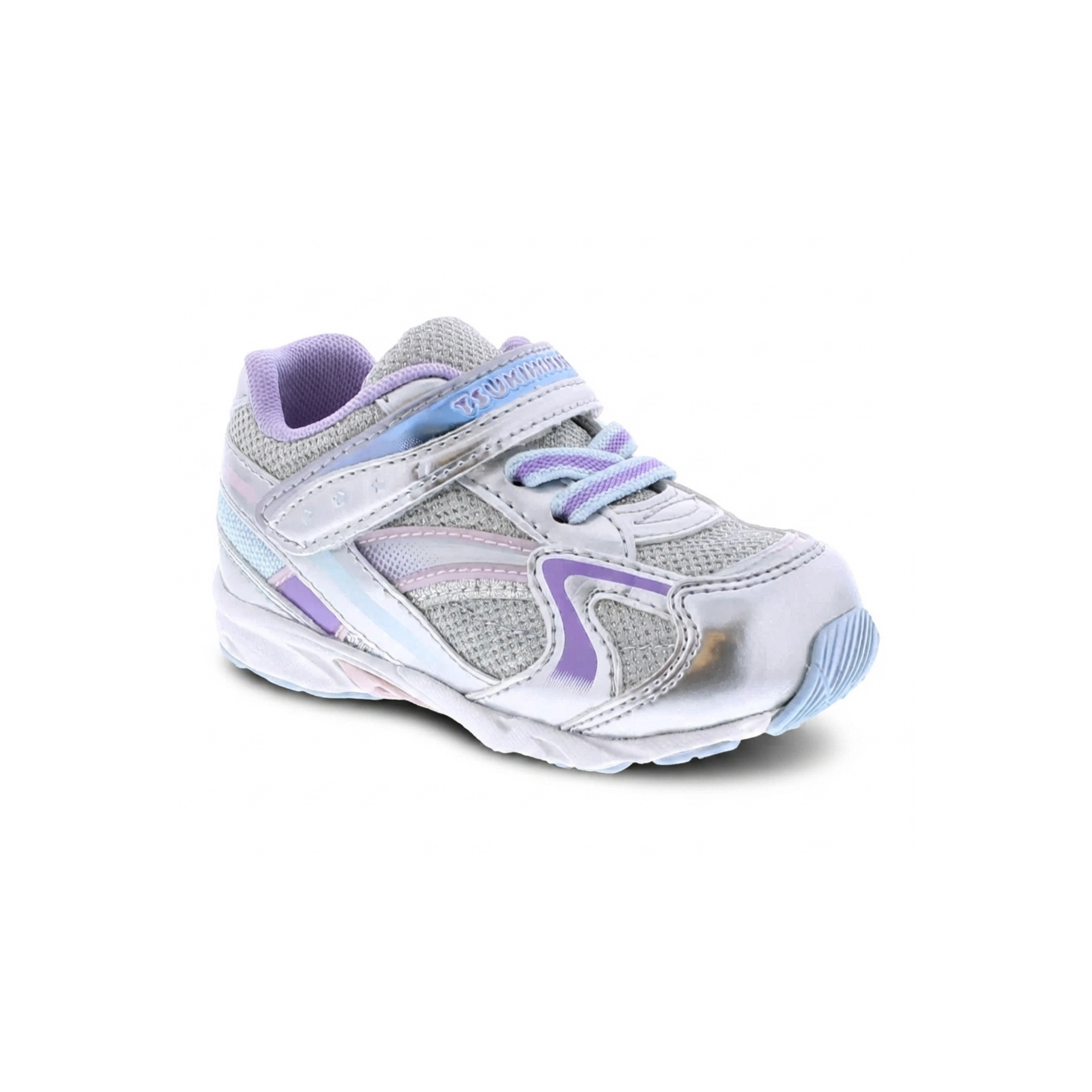 Tsukihoshi Toddlers (Sizes 6.5-8) Glitz Silver/Lavender
