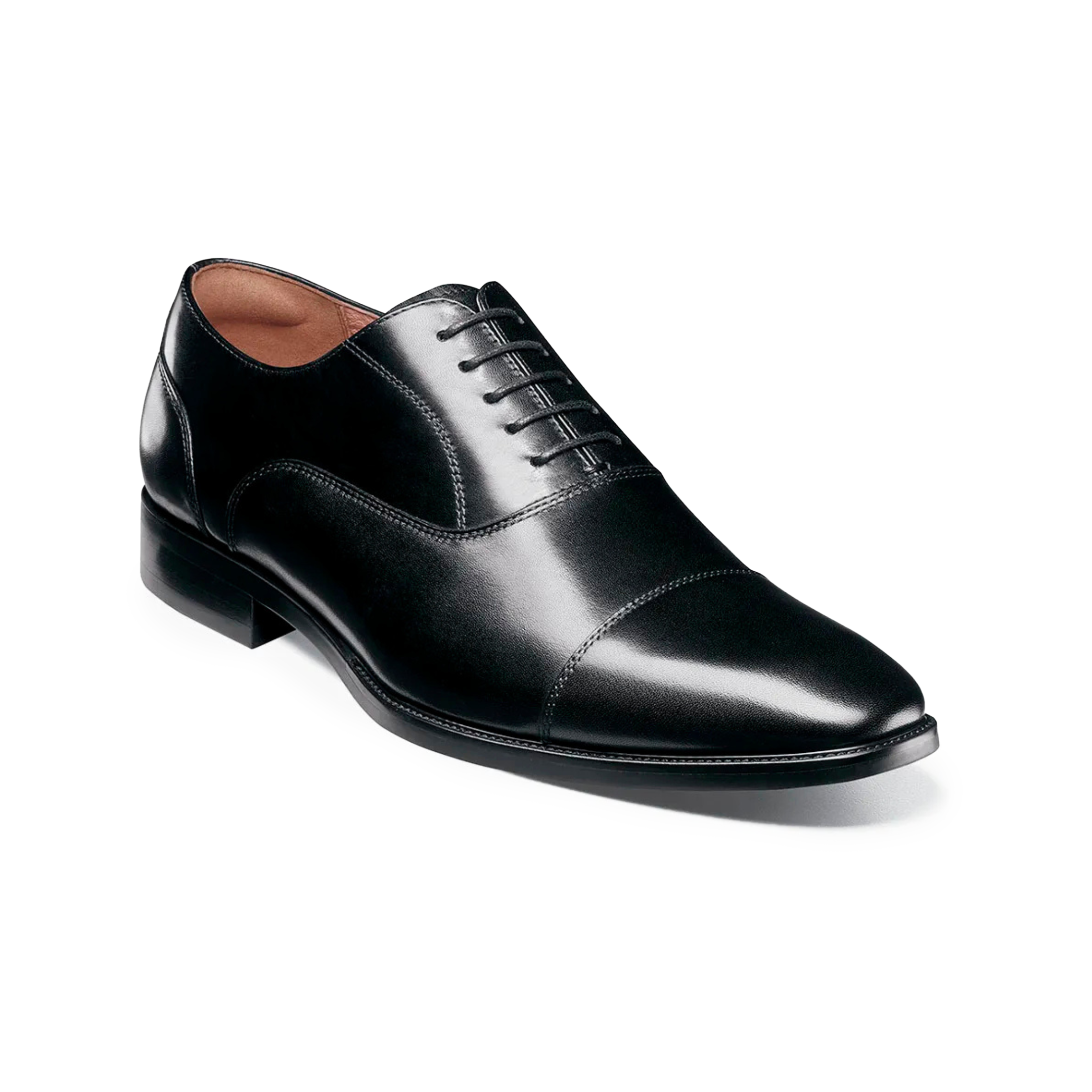 Florsheim Men's Sorrento Lux Cap Toe Black Leather