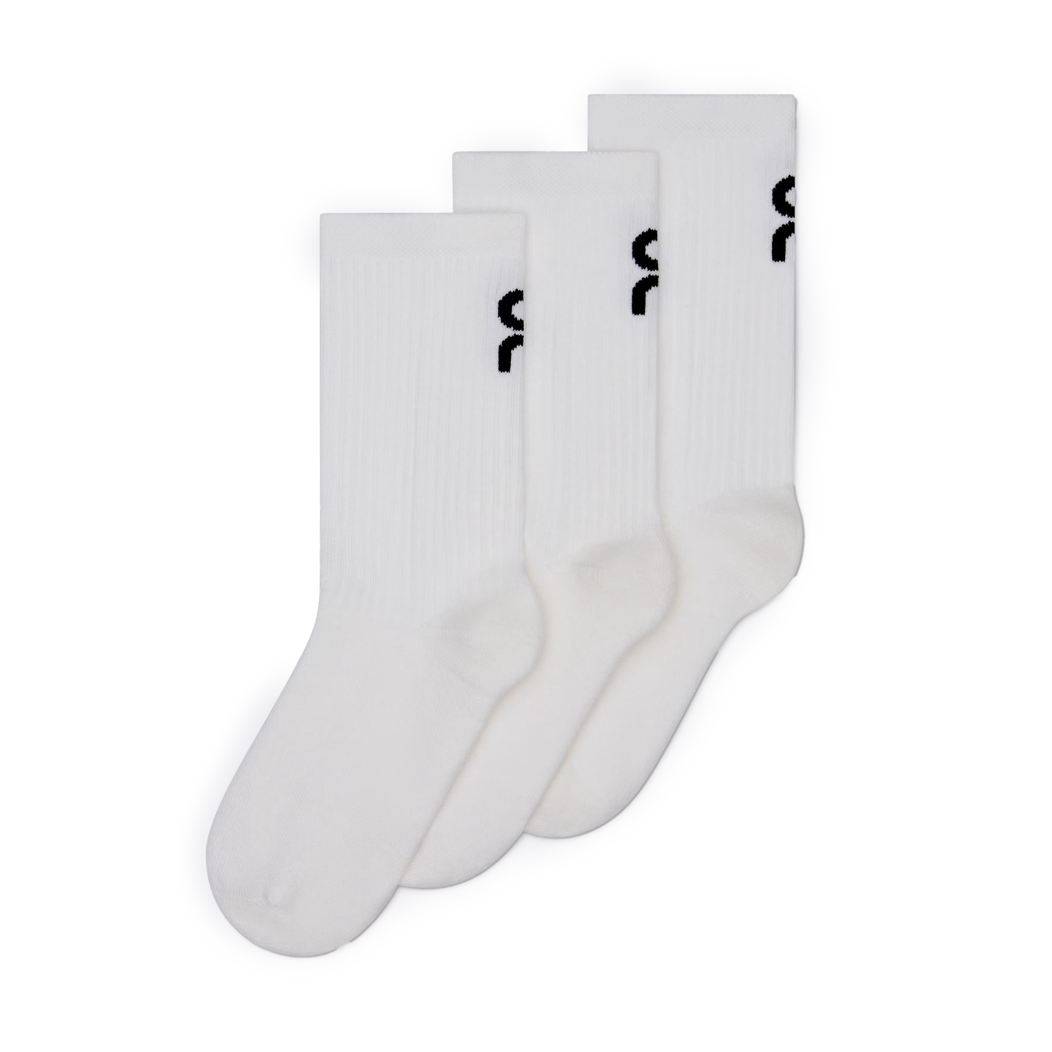On Running Kids Bloom High 3-Pack Socks White