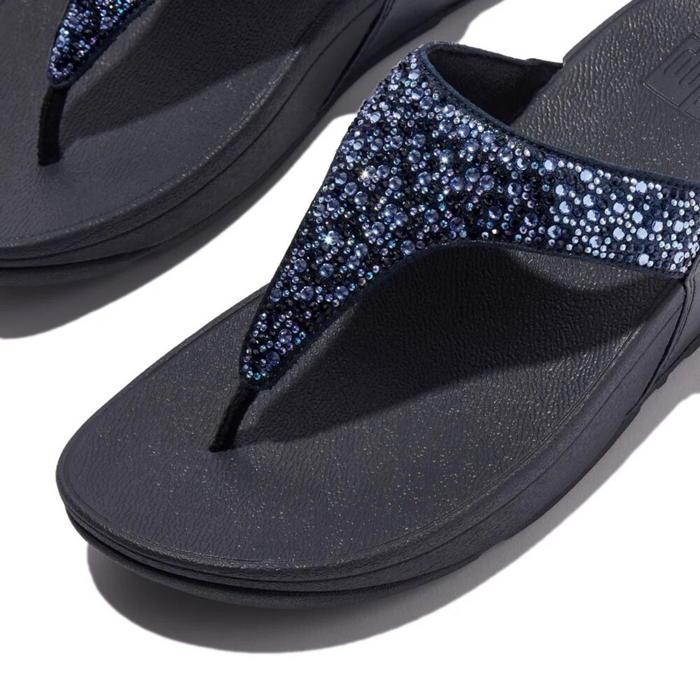 FitFlop Women's Lulu Crystal Mix Navy