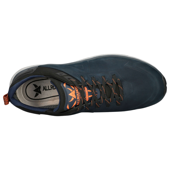 AllRounder Men's Alando-Tex Blue/Black Nubuck Waterproof