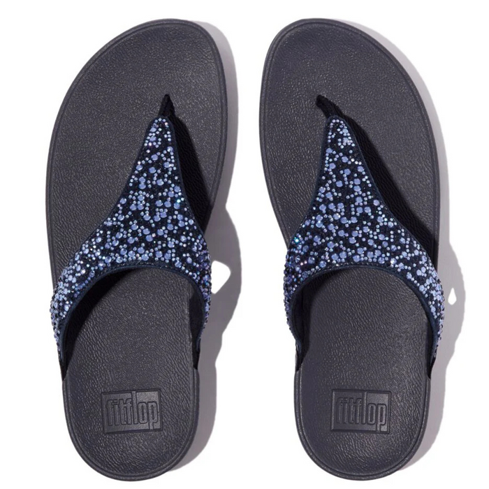 FitFlop Women's Lulu Crystal Mix Navy