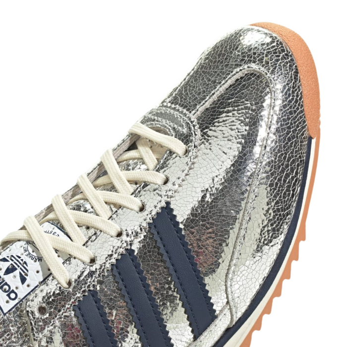 Adidas Women's SL 72 OG Silver Metallic/Collegiate Navy/Off White