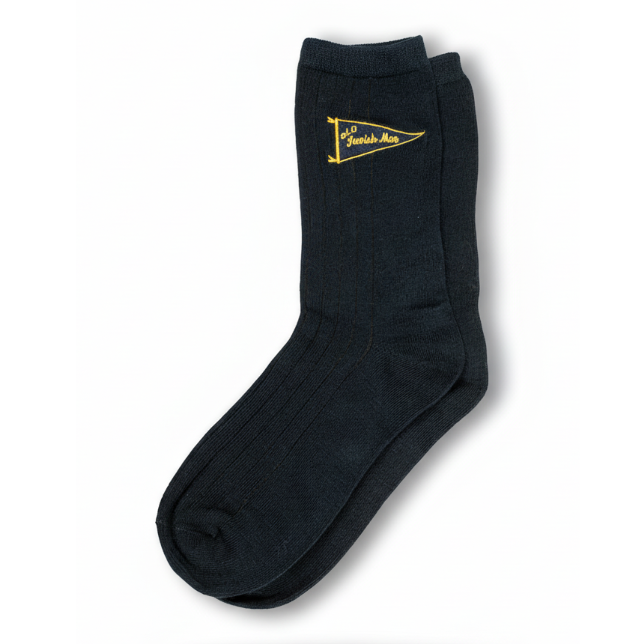 Old Jewish Men Men's OJM Classic Dress Socks Black