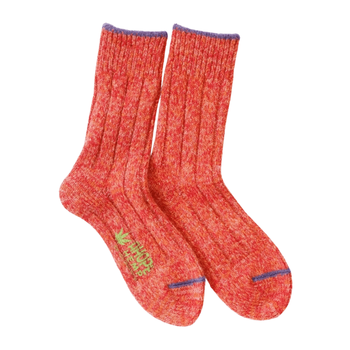 A Hope Hemp Men's Hemp-Wool Blend Sock Red/Indigo - 11044918 - Tip Top Shoes of New York
