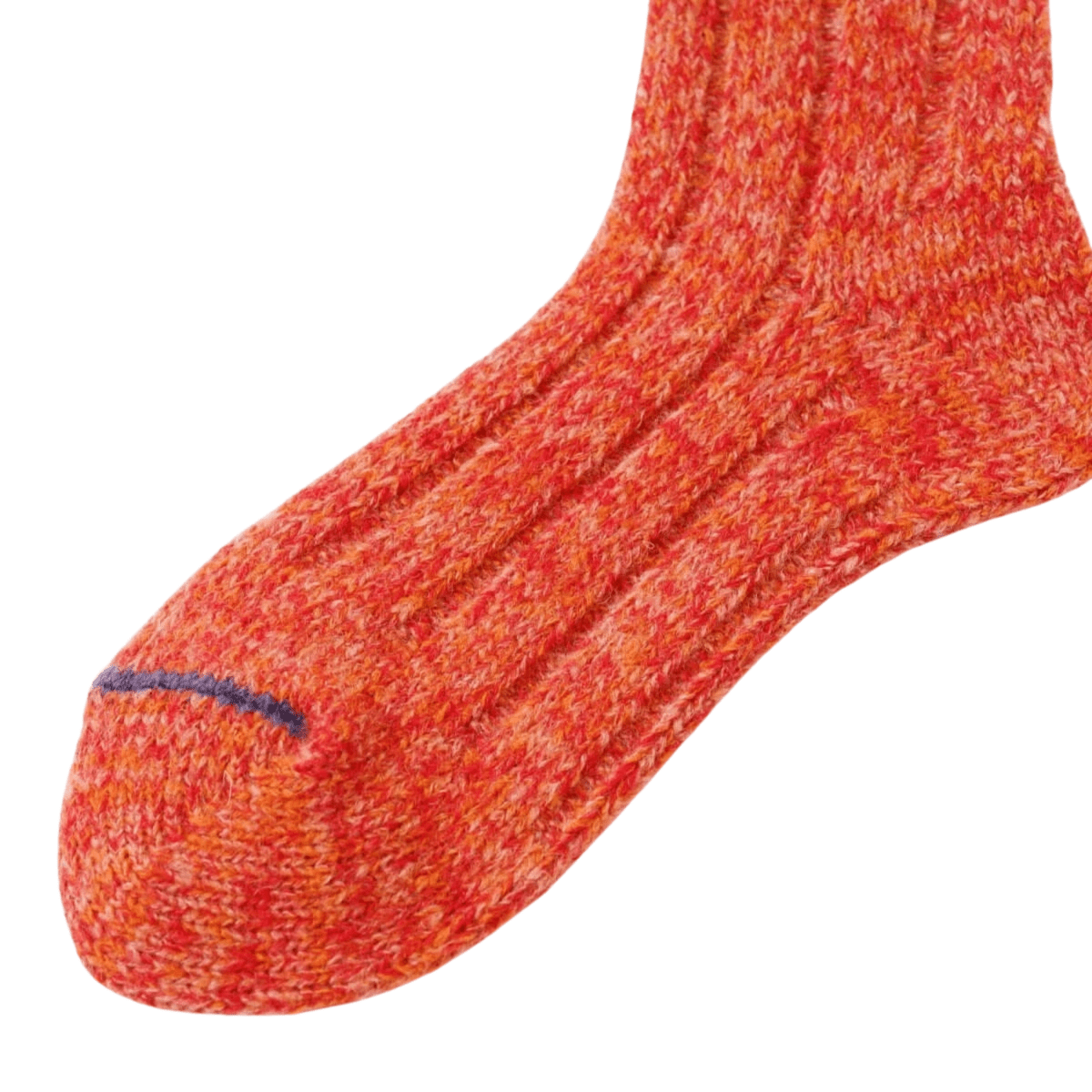 A Hope Hemp Men's Hemp-Wool Blend Sock Red/Indigo - 11044918 - Tip Top Shoes of New York
