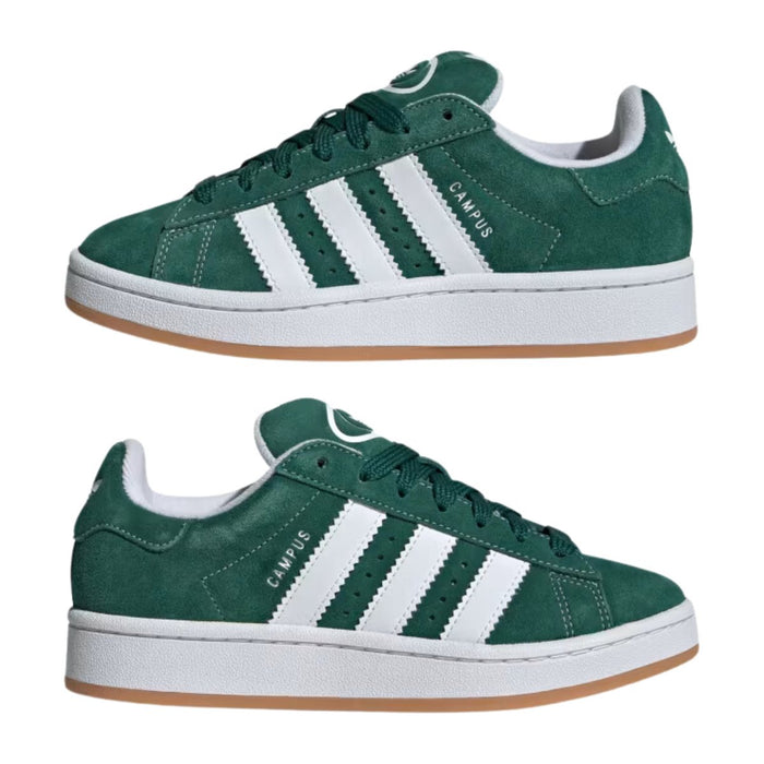 Adidas Boy's (Grade School) Campus 00s Dark Green/Cloud White/Off White - 1087236 - Tip Top Shoes of New York