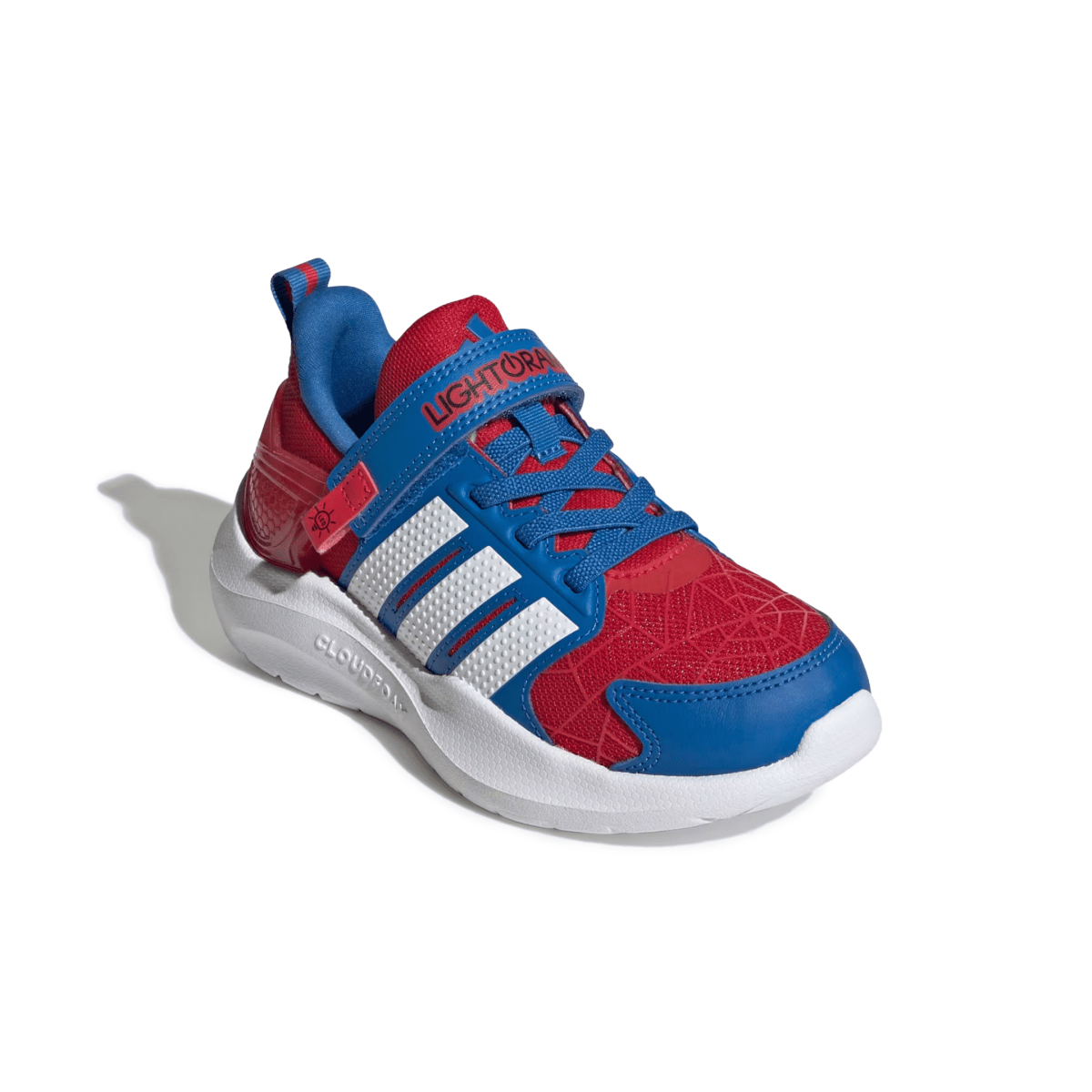 Adidas Boys Marvel Lightorama Better Scarlet/Cloud White/Bright Royal Spider Man - 1105383 - Tip Top Shoes of New York