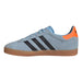 Adidas Girl's (Grade School) Gazelle Clear Sky/Core Black/Solar Orange - 1084821 - Tip Top Shoes of New York