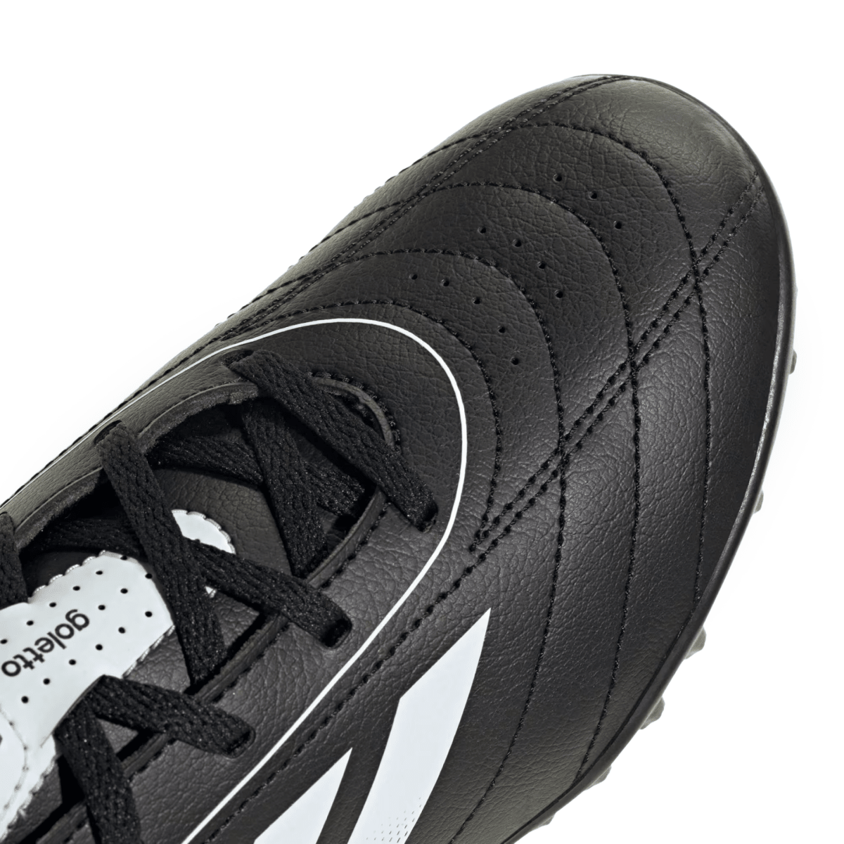 Adidas Kids Goletto IX Laceless Turf Black/White - 1108535 - Tip Top Shoes of New York