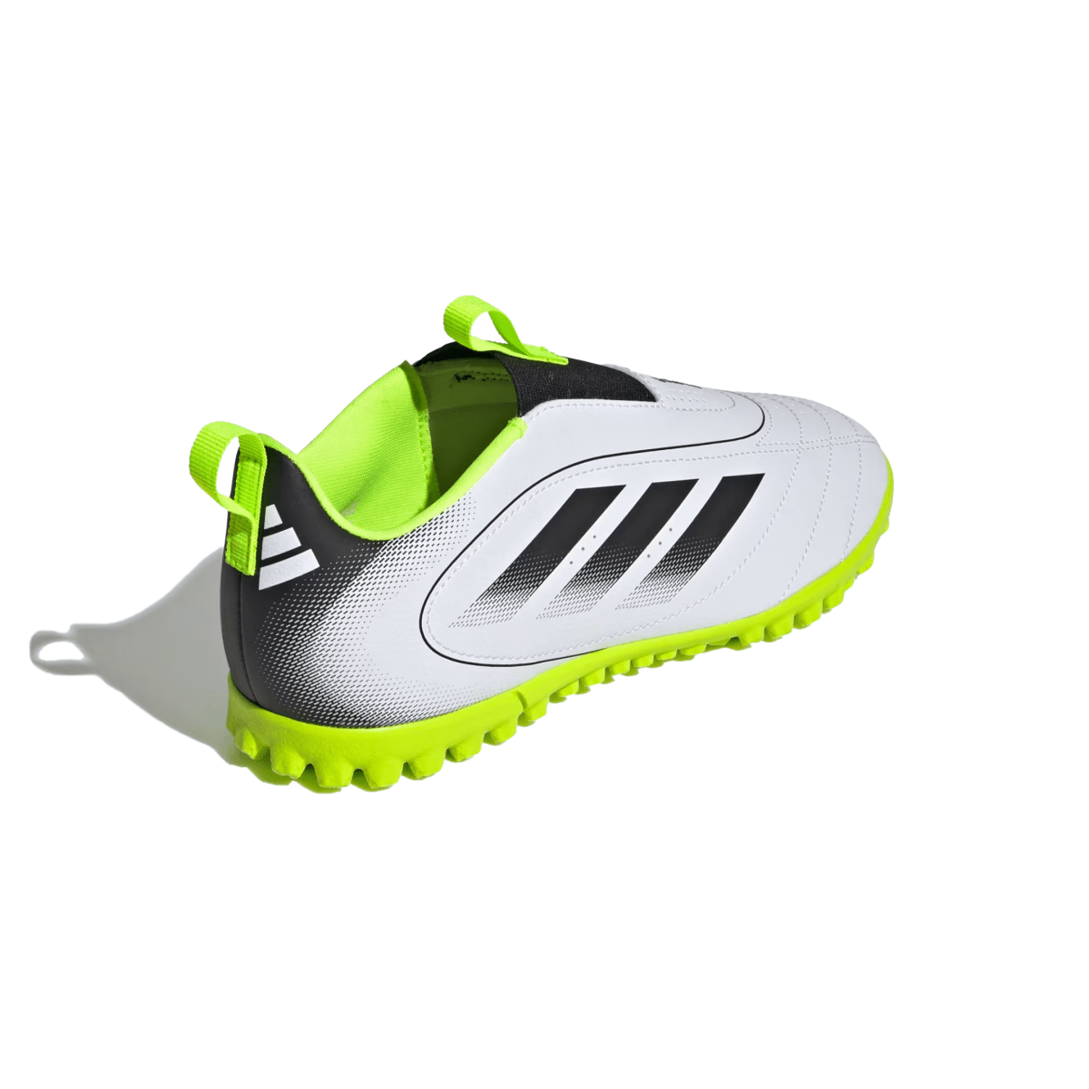 Adidas Kids Goletto IX Laceless Turf Cloud White/Core Black/Lucid Lemon - 1108514 - Tip Top Shoes of New York