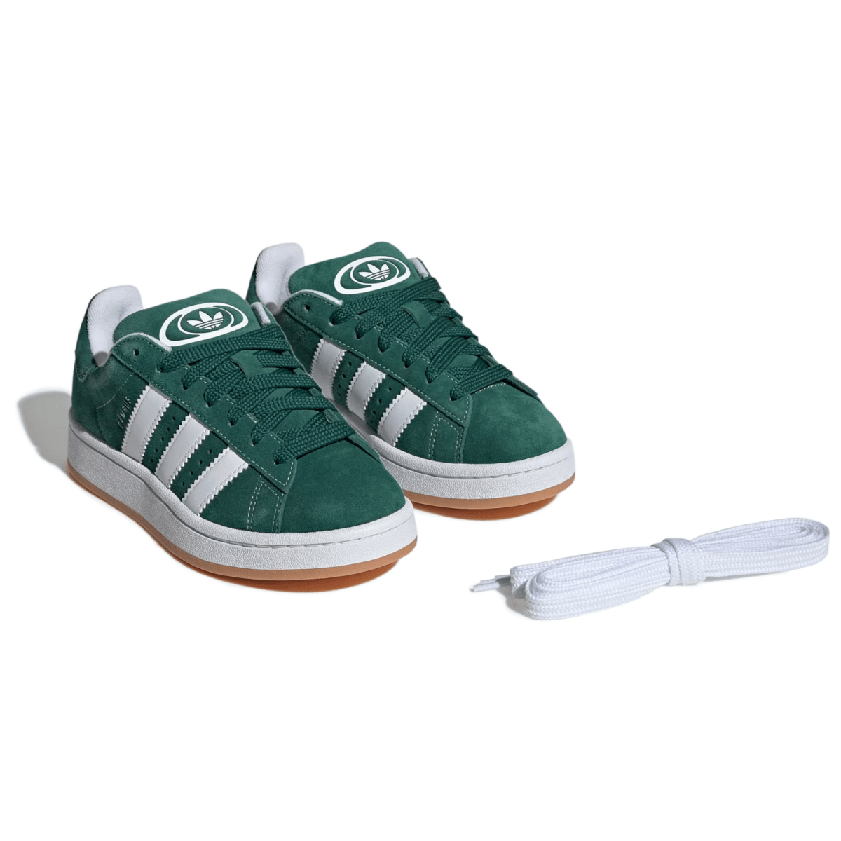 Adidas Kid's (Grade School) Campus 00s Dark Green/Cloud White/Off White - 1090542 - Tip Top Shoes of New York