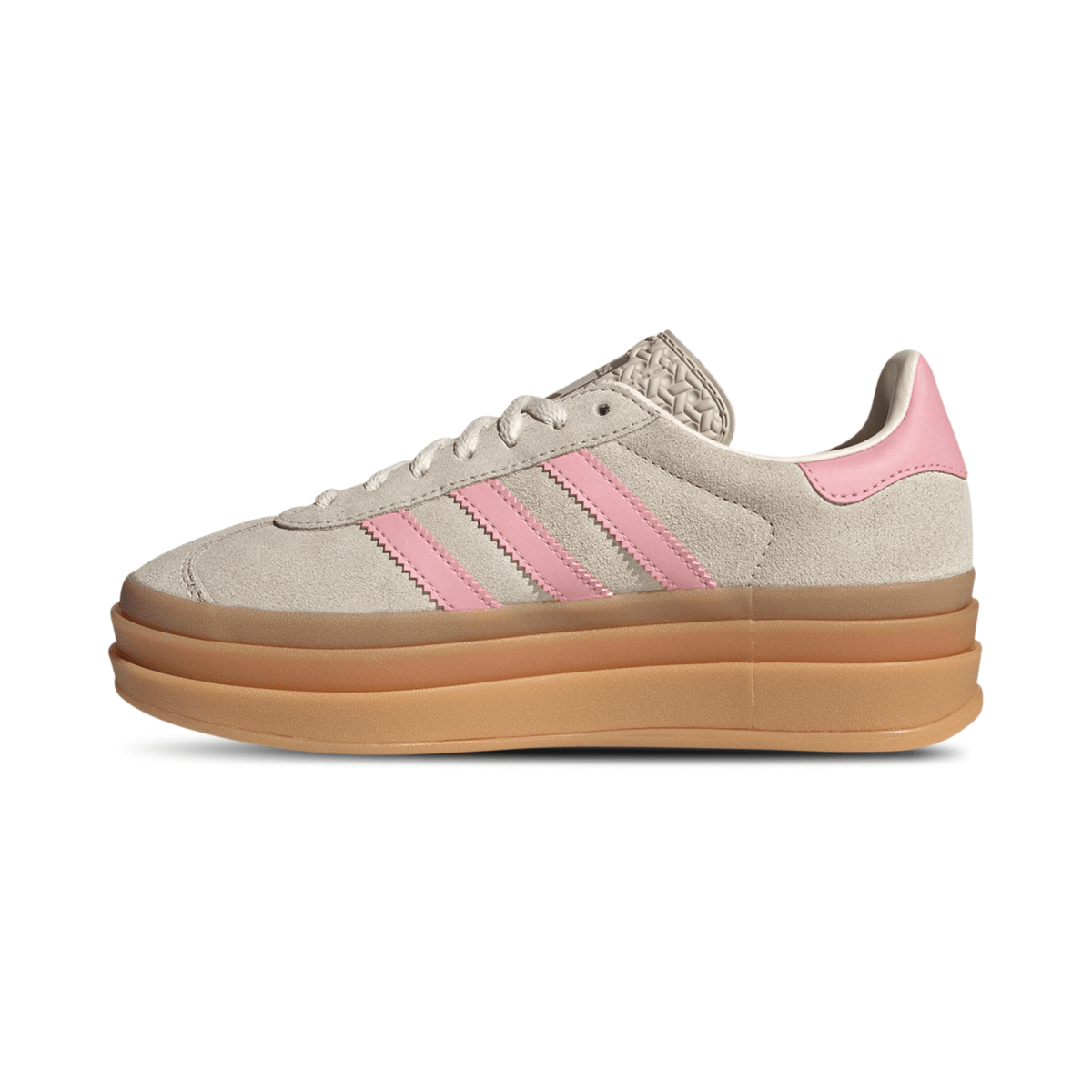 Adidas Kid's (Grade School) Gazelle Bold Beige/Semi Pink Spark/Cream White - 1095035 - Tip Top Shoes of New York