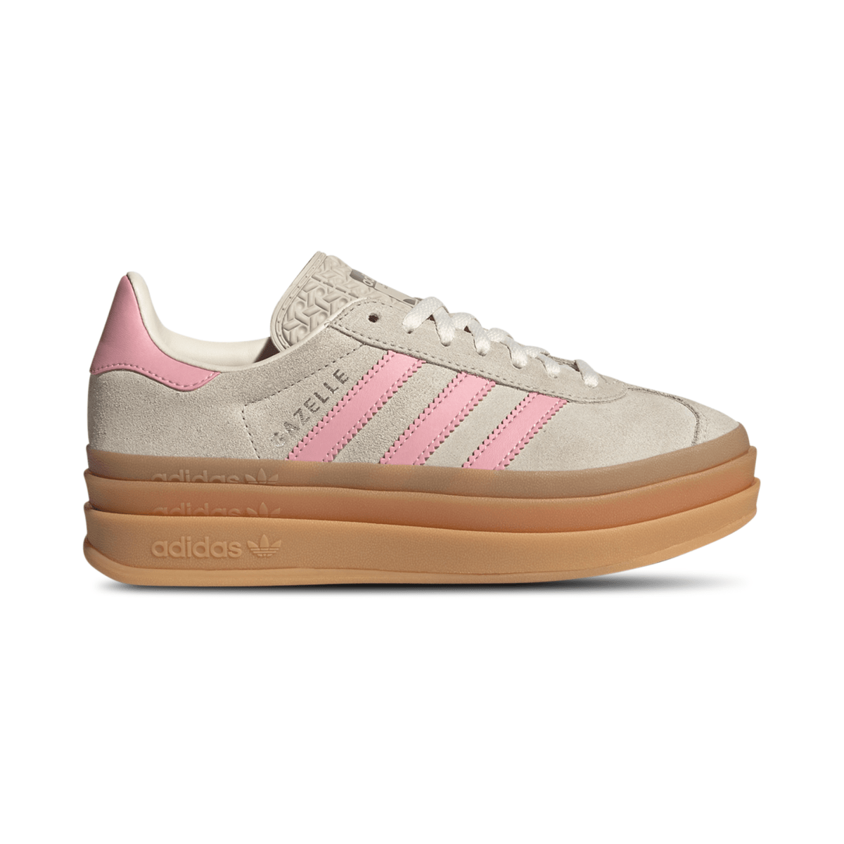 Adidas Kid's (Grade School) Gazelle Bold Beige/Semi Pink Spark/Cream White - 1095035 - Tip Top Shoes of New York