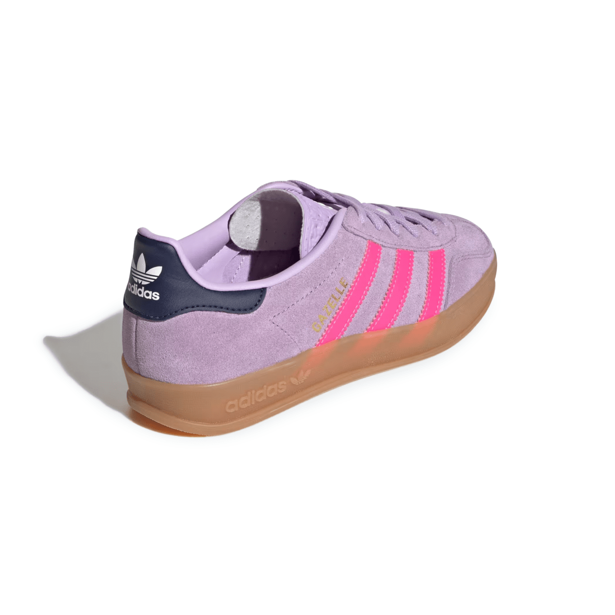 Adidas Kids (Grade School) Gazelle Indoor Powder Plum/Lucid Pink/Gum - 1105514 - Tip Top Shoes of New York