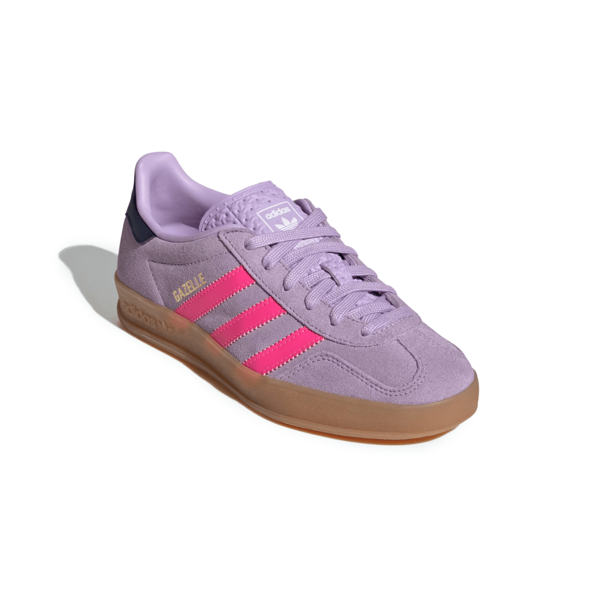 Adidas Kids (Grade School) Gazelle Indoor Powder Plum/Lucid Pink/Gum - 1105514 - Tip Top Shoes of New York