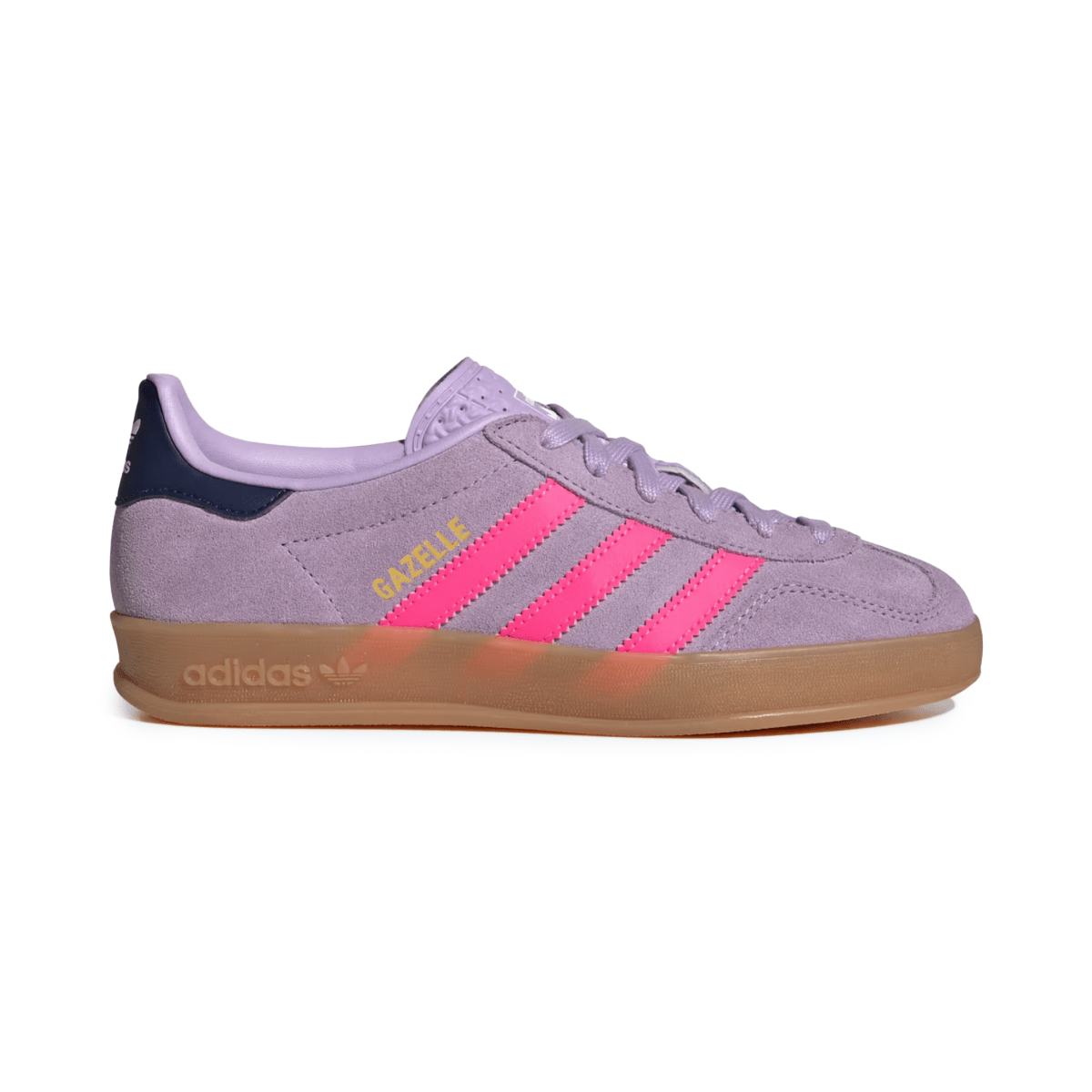 Adidas Kids (Grade School) Gazelle Indoor Powder Plum/Lucid Pink/Gum - 1105514 - Tip Top Shoes of New York