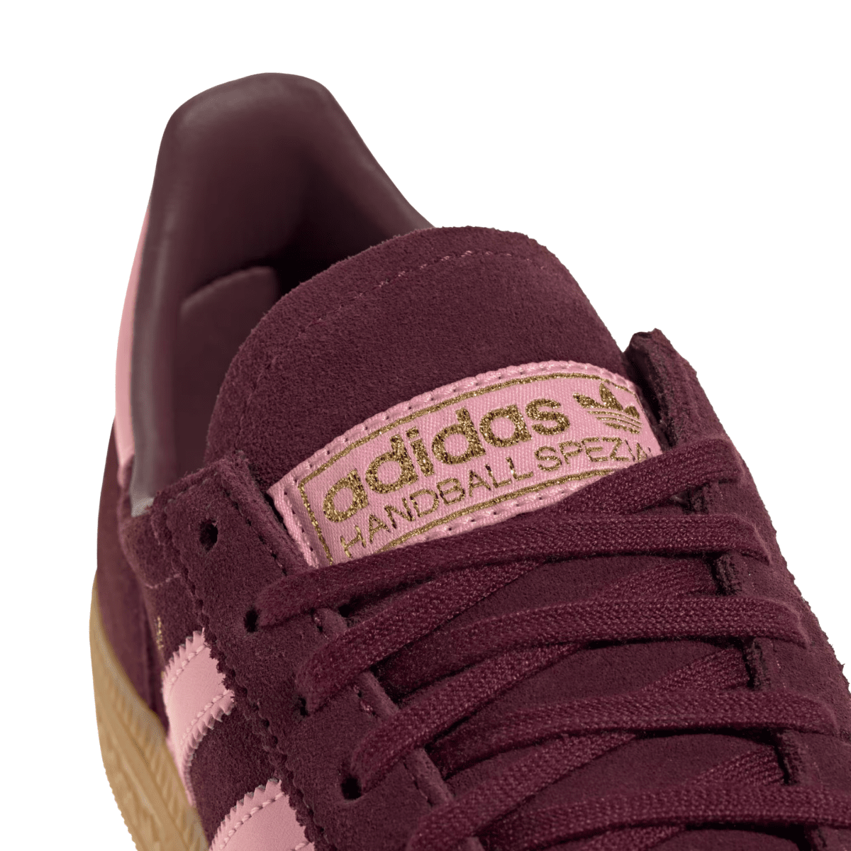 Adidas Kids (Grade School) Handball Spezial Maroon/Bliss Pink/Gum - 1102599 - Tip Top Shoes of New York