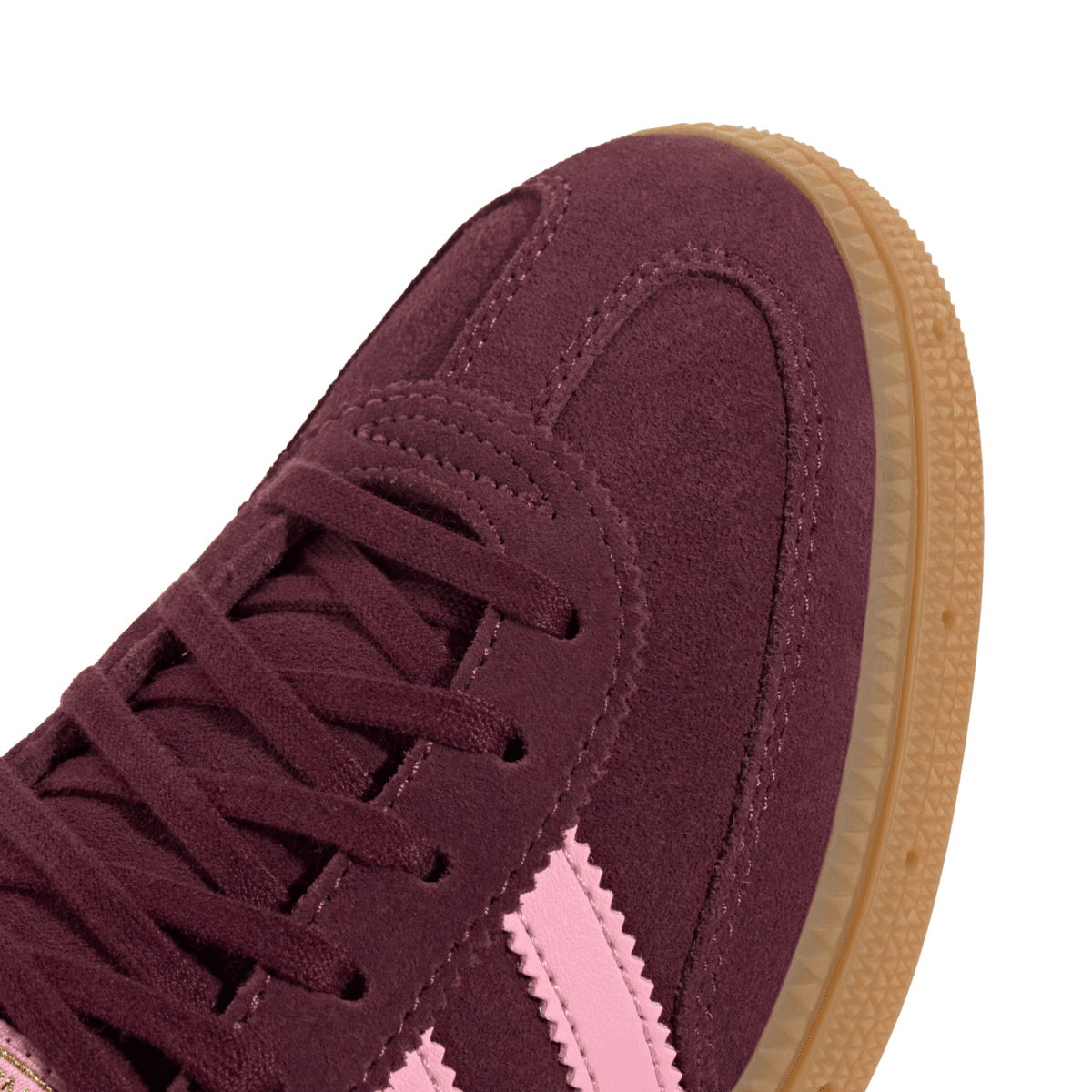 Adidas Kids (Grade School) Handball Spezial Maroon/Bliss Pink/Gum - 1102599 - Tip Top Shoes of New York