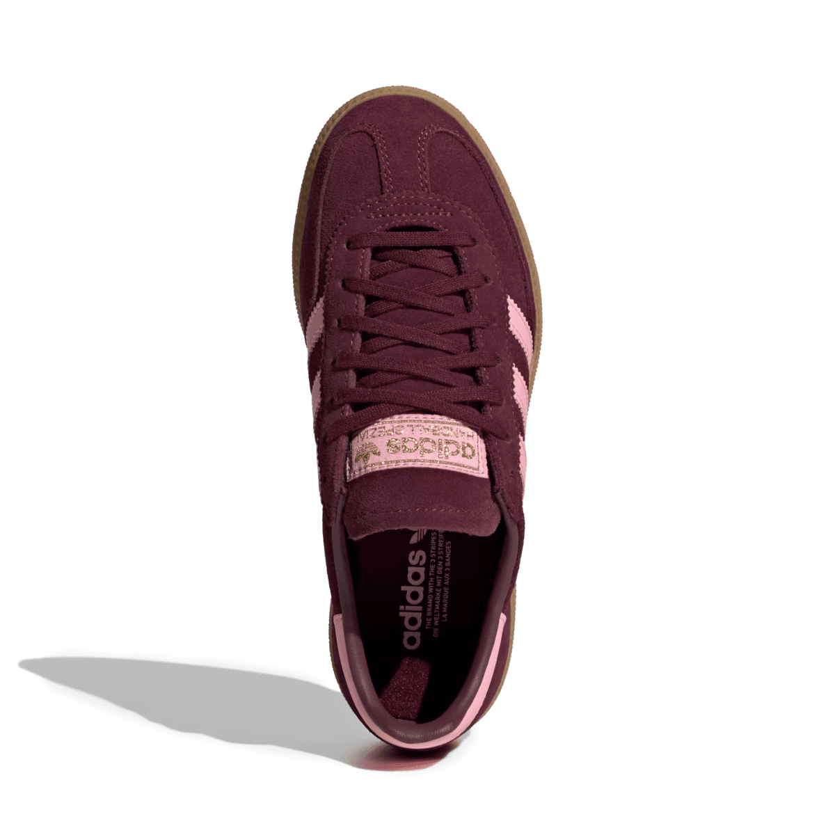 Adidas Kids (Grade School) Handball Spezial Maroon/Bliss Pink/Gum - 1102599 - Tip Top Shoes of New York