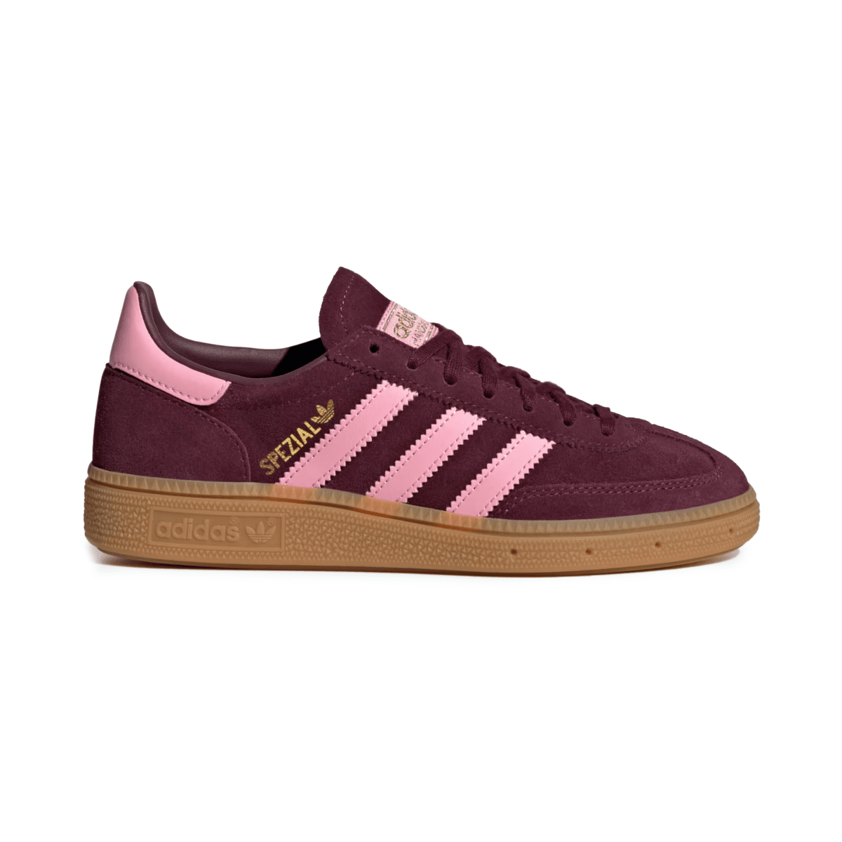 Adidas Kids (Grade School) Handball Spezial Maroon/Bliss Pink/Gum - 1102599 - Tip Top Shoes of New York