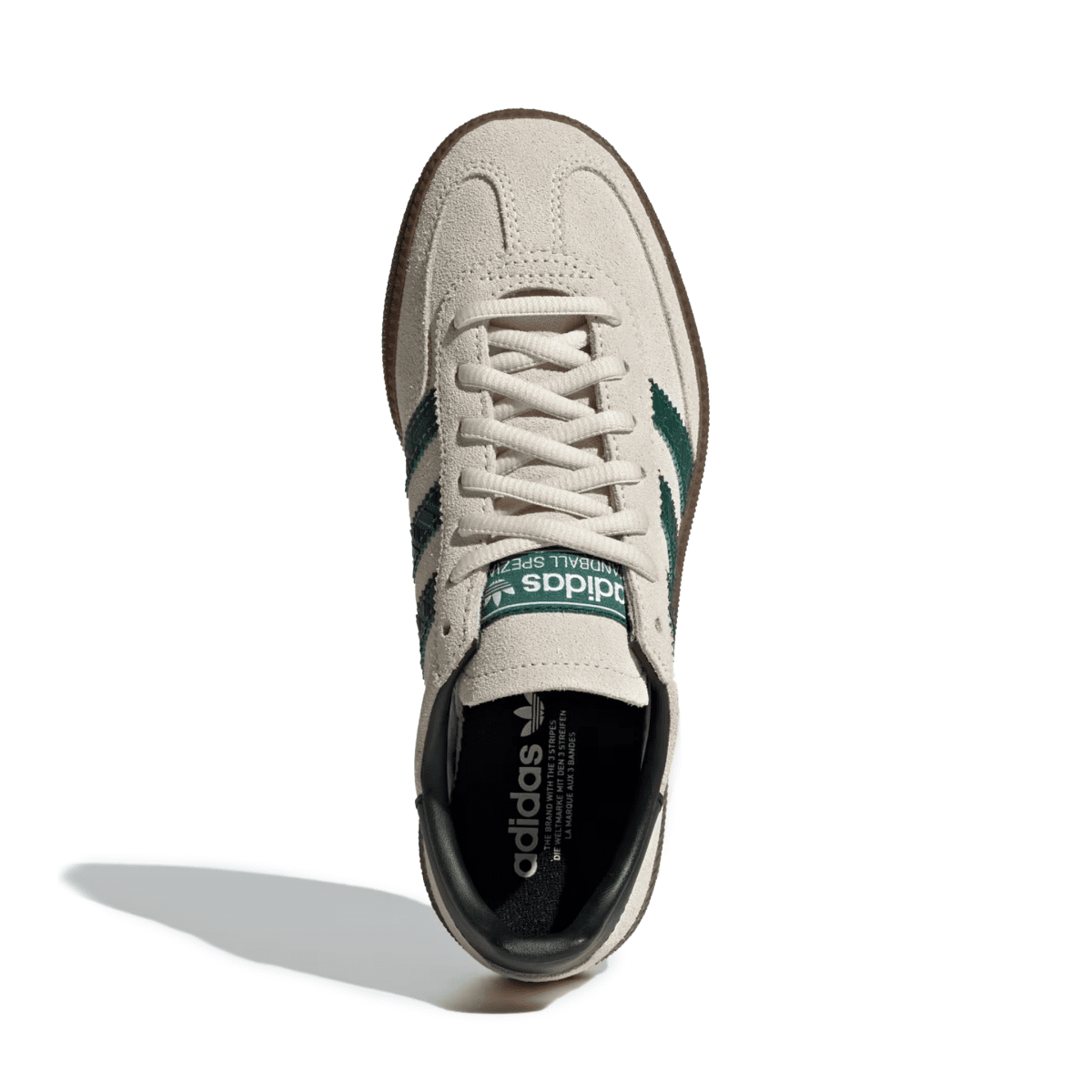 Adidas Kids (Grade School) Handball Spezial Off White/Collegiate Green/Gum - 1102617 - Tip Top Shoes of New York
