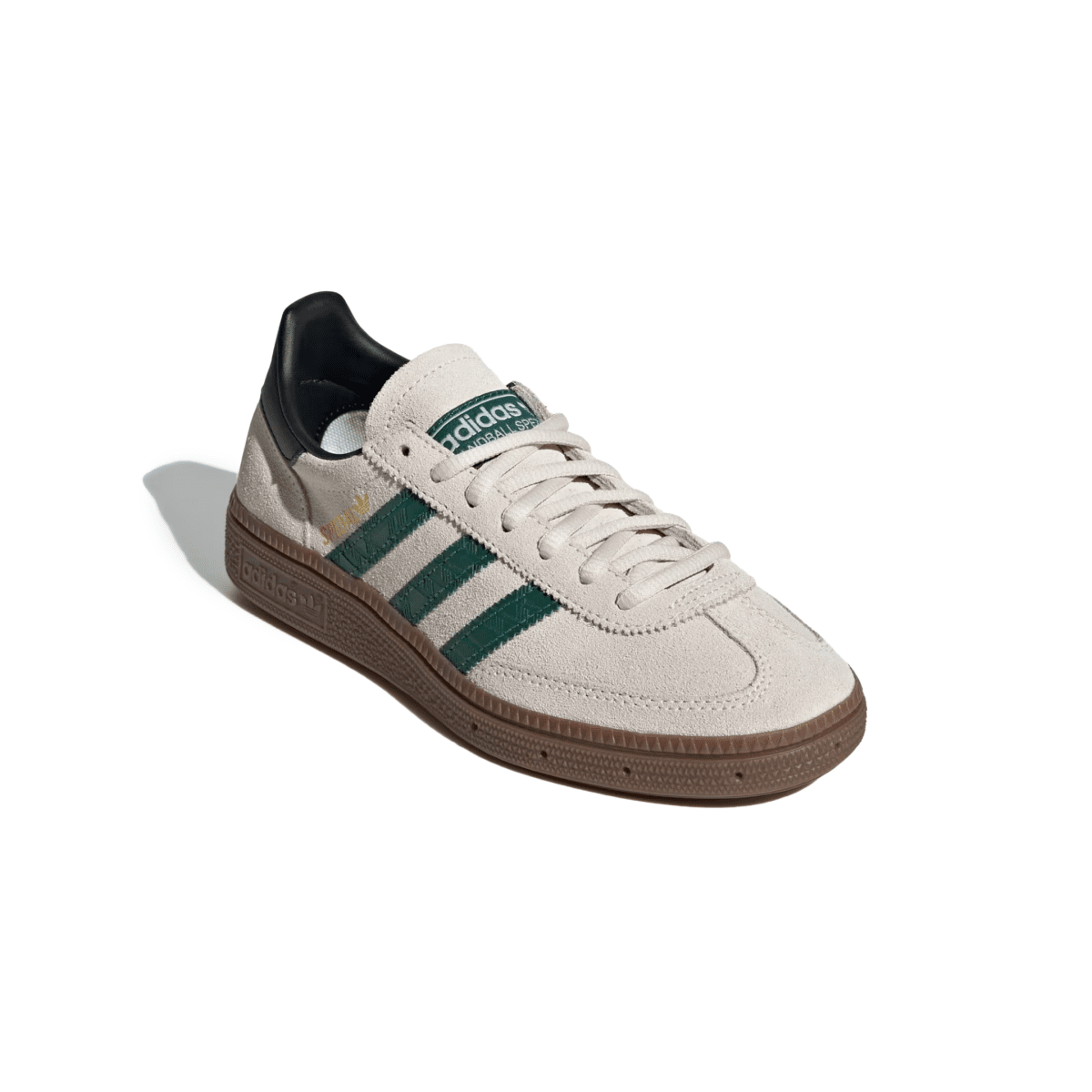 Adidas Kids (Grade School) Handball Spezial Off White/Collegiate Green/Gum - 1102617 - Tip Top Shoes of New York