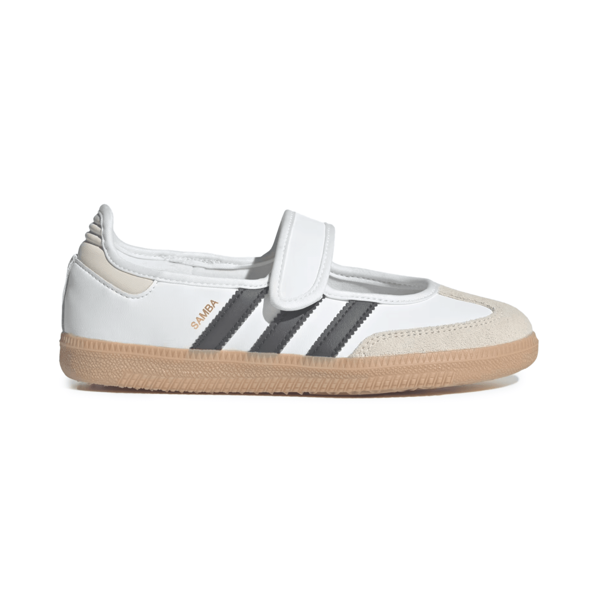 Adidas Kids (Grade School) Samba Jane Cloud White/Alumina/Gum - 1102590 - Tip Top Shoes of New York