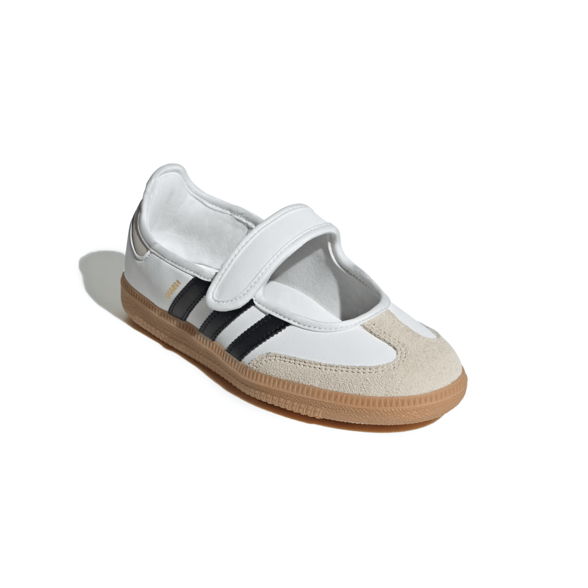 Adidas Kids (Grade School) Samba Jane Cloud White/Alumina/Gum - 1102590 - Tip Top Shoes of New York