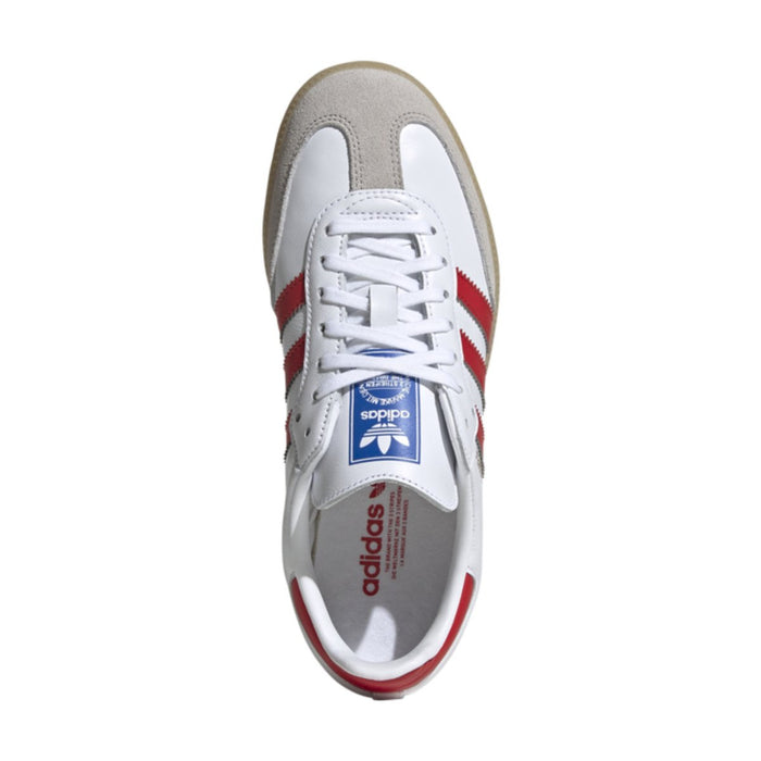 Adidas Kid's (Grade School) Samba OG Cloud White/Collegiate Red/Gum - 1088347 - Tip Top Shoes of New York