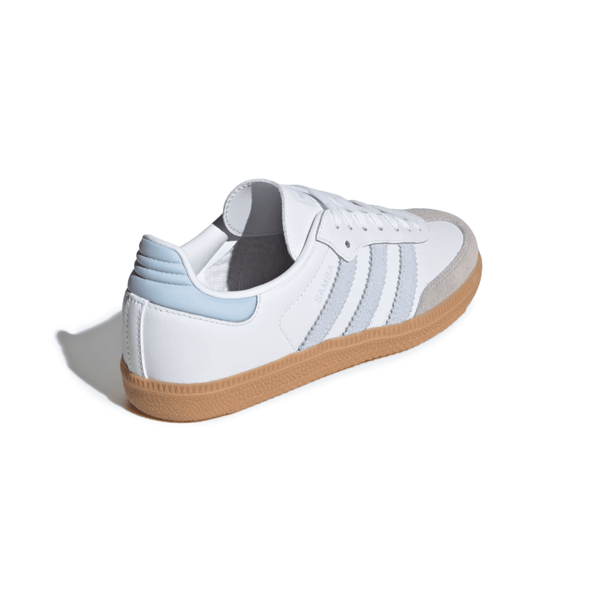 Adidas Kids (Grade School) Samba OG Cloud White/Crystal Sky/Gum - 1102568 - Tip Top Shoes of New York