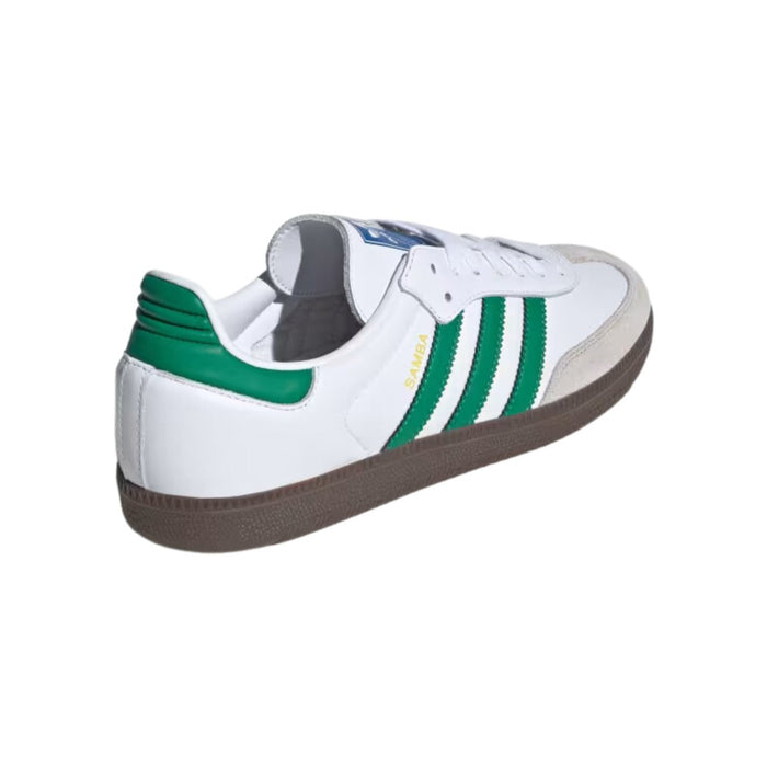 Adidas Kid's (Grade School) Samba OG Cloud White/Green/Supplier Color - 1085159 - Tip Top Shoes of New York