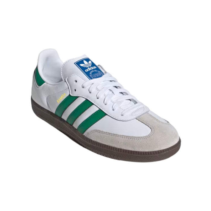 Adidas Kid's (Grade School) Samba OG Cloud White/Green/Supplier Color - 1085159 - Tip Top Shoes of New York