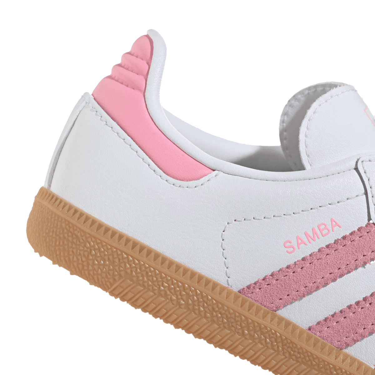 Adidas Kids (Grade School) Samba OG Cloud White/Light Pink/Gum - 1102551 - Tip Top Shoes of New York
