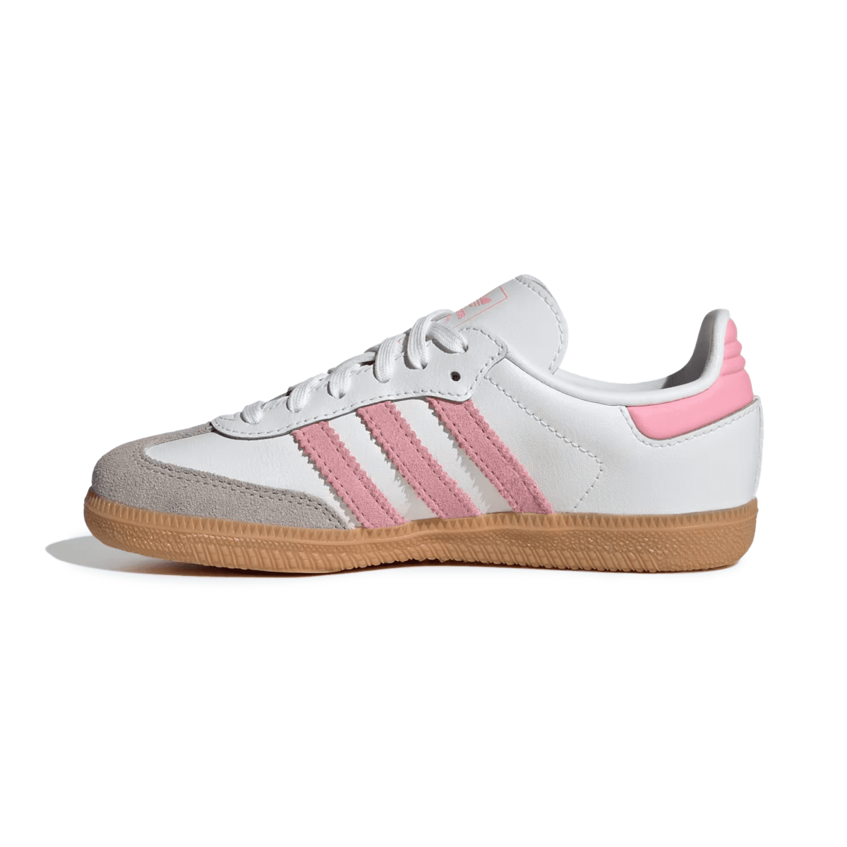 Adidas Kids (Grade School) Samba OG Cloud White/Light Pink/Gum - 1102551 - Tip Top Shoes of New York