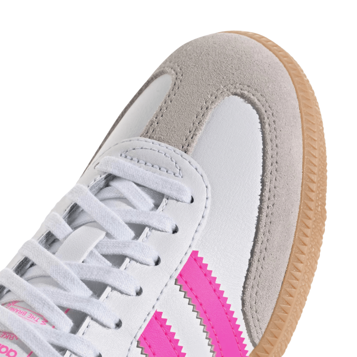 Grade School adidas Samba OG Shoes - White/Pink 6 Grade School adidas Samba OG Shoes - White/Pink 6