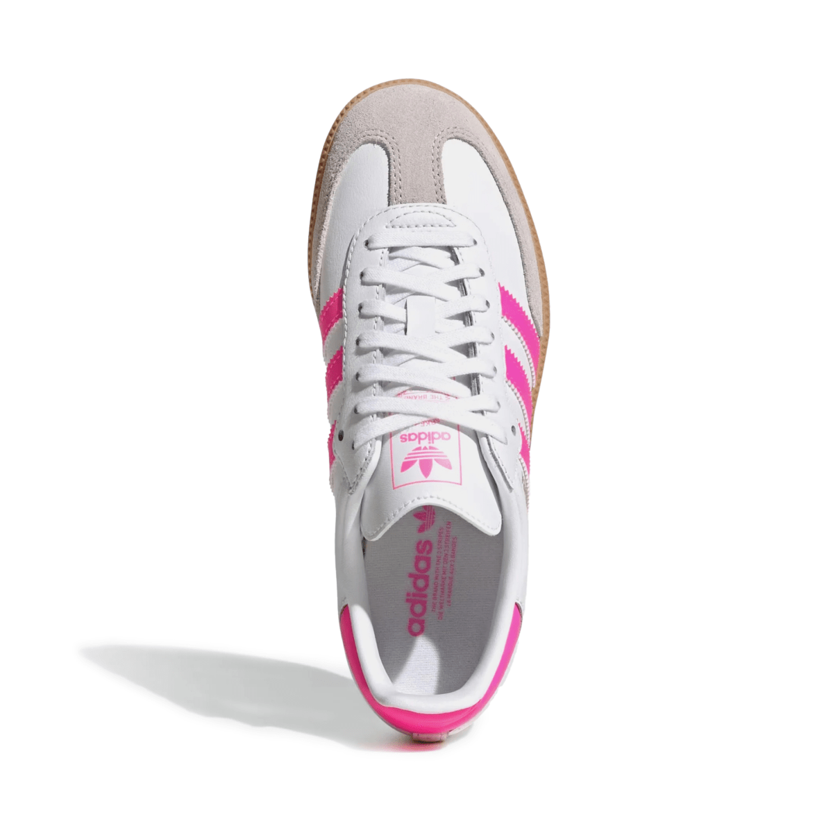 Grade School adidas Samba OG Shoes - White/Pink 6 Grade School adidas Samba OG Shoes - White/Pink 6