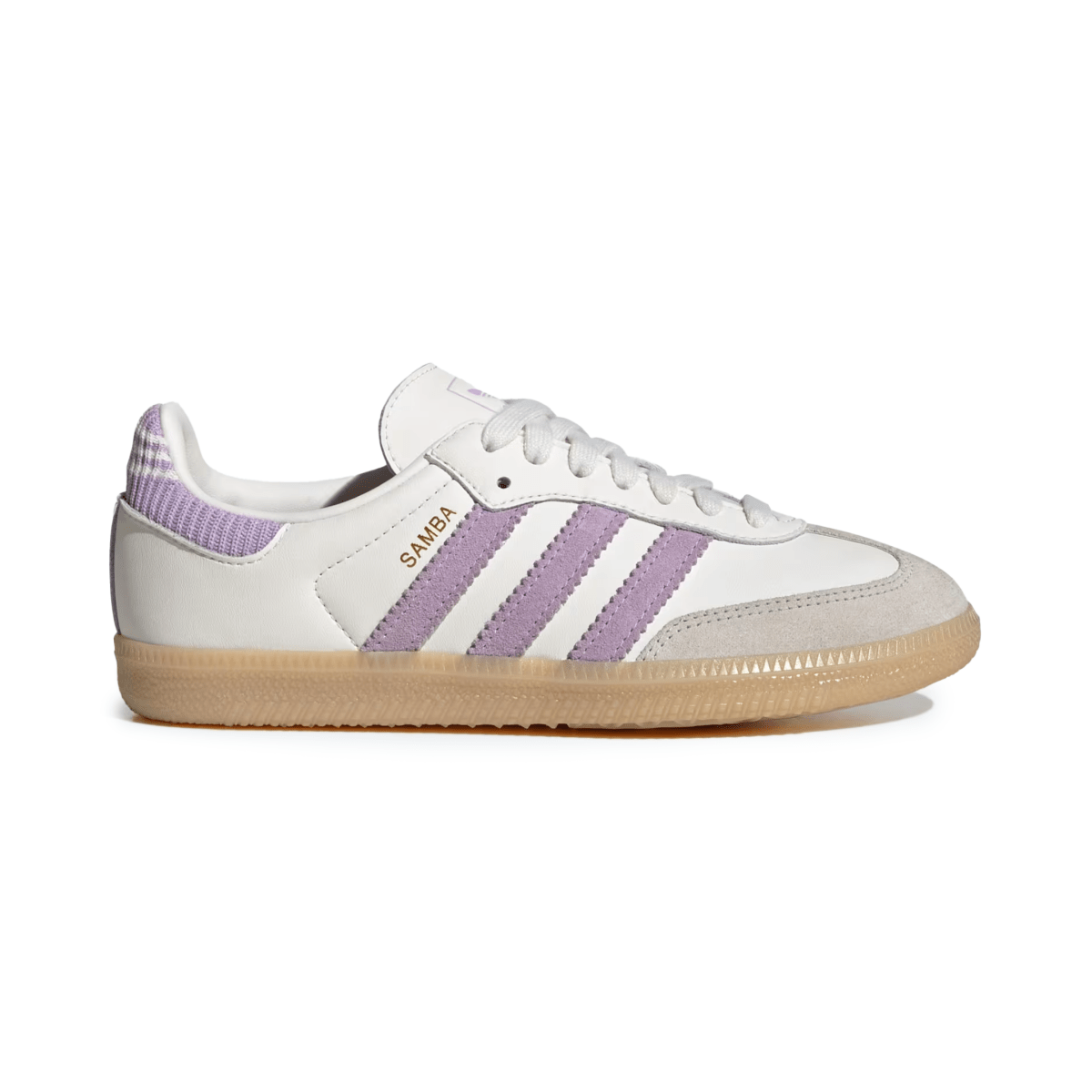 Adidas Kids (Grade School) Samba OG Cloud White/Powder Plum/Gum - 1105587 - Tip Top Shoes of New York
